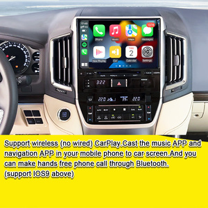 Interface multimédia Android 13 pour Land Cruiser GX_<span class=keywords><strong>R</strong></span> 2018-2021 LC200 Wireless Apple CarPlay & Android Auto Retrofit Upgrade - Product Image 5