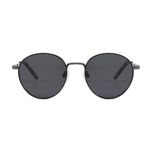 Custom Logo Round Metal Frame Sunglasses Polarized TAC Lens Unisex Fashion <b>Eyewear</b> for Outdoor Travel - Product Image 6
