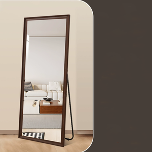 Espejo <span class=keywords><strong>de</strong></span> Cuerpo Entero <span class=keywords><strong>de</strong></span> Madera para Vestidor, Espejo Decorativo Grande para Dormitorio o Sala <span class=keywords><strong>de</strong></span> Estar, Venta al por Mayor - Product Image 6