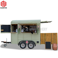 Remorque pour chevaux, nouveau Design, Transport maintenant, barres mobiles, crème glacée, Van, boîte à cheval Vintage, chariot de nourriture, kiosque de chariot
