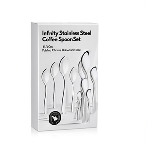 Juego de cucharitas de café 6 piezas Inox (11,3cm) INFINITY Cromo brillante PL6100IN10 - Product Image 2
