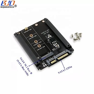 Sata 3.0 22pin Connector Naar Ngff <span class=keywords><strong>M</strong></span>.2 B-Key 2230 2242 2260 2280 Sata Ssd Converter Adapter Kaart Op Voorraad - Product Image 1