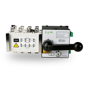 SUQ3-100A 4 cực 100A điện Kép PC Class <span class=keywords><strong>ATS</strong></span> điều khiển tự động chuyển đổi với lửa điện - Product Image 2