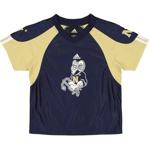 FOXA Navy Gold Naval Academy Midshipmen Conjunto de pantalón y camiseta para niños con cuello en V que absorbe la humedad para niños de 4 a 7 años - Product Image 3