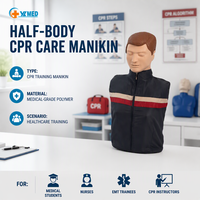 Mannequin de RCP demi-corps modèle CPR100, simulateur de formation aux premiers secours pour étudiants en soins infirmiers, installations d'urgence, écoles de médecine, CE/ISO