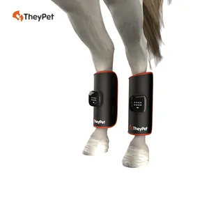 Correia LED para tratamento de pernas de cavalo com luz azul vermelha Equipamento de desinfecção para ferimentos de cavalo