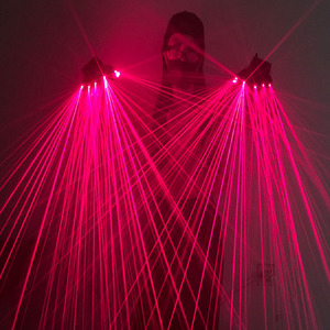 Gants laser LED rechargeables rouge et vert à 10 faisceaux, lunettes laser de scène pour DJ, boîte de nuit, bar, fête, accessoires de spectacle <span class=keywords><strong>Laserman</strong></span> - Product Image 6