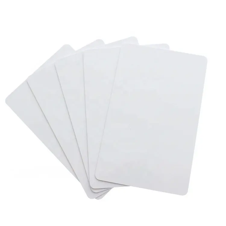 ラミネート付きフルパネル印刷可能なピュアホワイトブランクPVCプラスチックカード