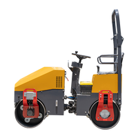 Compacteur routier mini à prix d'usine, rouleau compresseur hydraulique à double tambour, rouleau vibratoire pour asphalte