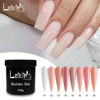 Échantillon Gratuit Gel de Construction Professionnel Sans Sensation Chaude Crème de Camouflage pour Manucure Sculptante 15g Gel UV Poly Couleur pour Extension d'Ongles