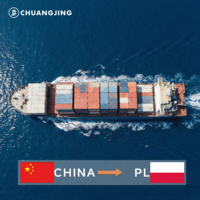 Services logistiques Amazon FBA les moins chers, livraison porte à porte, LCL, DDP, fret maritime, agent d'expédition FBA, Chine vers Pologne
