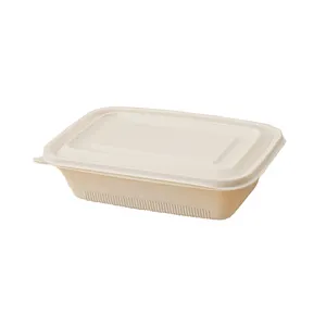 सुरक्षित पर्यावरण के अनुकूल सड़ सकने पैकेजिंग बक्से मकई स्टार्च Takeaway खाद्य कंटेनर Biodegradable डिस्पोजेबल दोपहर के भोजन के बॉक्स