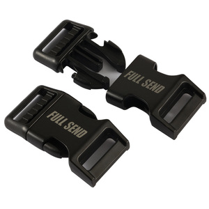 หัวเข็มขัดแบบสแนปสีดำ ทำจากไนลอนพลาสติก ปรับได้ พร้อมห่วงรูปตัว D สำหรับกระเป๋าเป้ เข็มขัดคาดเอว และอุปกรณ์เสริม - Product Image 4