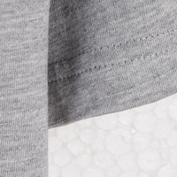 T-shirt décontracté gris pour homme, 180 GSM, mélange coton-viscose, fournisseur OEM ODM personnalisé