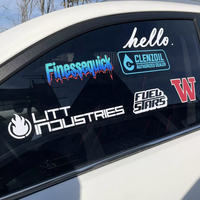 Autocollants de Transfert de Lettrage et Logos Personnalisés en PVC Résistants aux Intempéries pour Pare-brise, Vitres de Voiture et Pare-chocs
