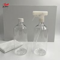 Bouteille pulvérisateur en plastique de 1000 ml avec gâchette pour produits chimiques, brumisateur pour plantes, jardin, eau, désodorisant, nettoyage, rechargeable