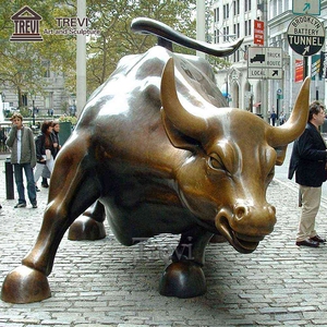 Suvineor of Bronze Wall Street Escultura <span class=keywords><strong>Chicago</strong></span> Charging Bull Estatua a la venta - Product Image 1