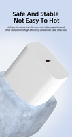 Cargador de Teléfono Móvil PD de 30W con USB-A Tipo-C para iPhone 16/15/14/M13/12 Pro Max