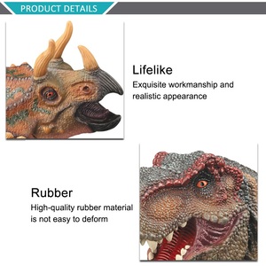 Ksf Cao Su Mềm Khủng Long Tay Mầm Non Đồ Chơi Mô Phỏng Động Vật Con Rối Đầu Ngón Tay Trẻ Em Đồ Chơi Cho Kid Đồ Chơi Và Trò Chơi - Product Image 3