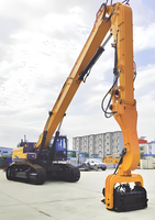 JOVE Hydraulisch und Elektrisch Angetriebene Vibrationshämmer mit Hoher Grabkraft zum Einpresseisen von Zaunpfosten