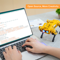 Hiwonder MechDog : Robot chien quadrupède pour l'éducation STEM avec IA, vision et interaction vocale, compatible avec la programmation Scratch et Python