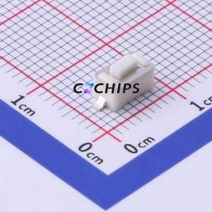 GT-TC057B-H043-L1 Tactile Switch SMD,6x3.5mm Switch Single Pole Single Throw Rectangle Button 2.5N Vertical Mount - Product Image 1