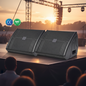 Altavoces Monitores de Piso Coaxiales Pasivos de Retorno MB-E10 de 10 Pulgadas, <span class=keywords><strong>2</strong></span> Unidades, <span class=keywords><strong>2</strong></span> Vías de Inversión, 8 Ohmios, 400 Watts, Altavoz Profesional - Product Image 1