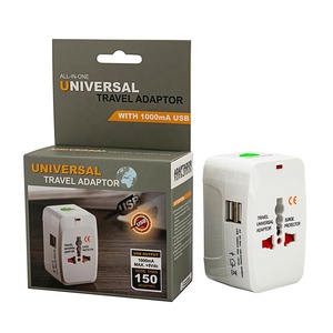 Xách tay 10A điện tất cả trong 1 phổ Quốc Tế Du Lịch <span class=keywords><strong>Adapter</strong></span> Ổ Cắm <span class=keywords><strong>931l</strong></span> Du Lịch Châu Âu cắm <span class=keywords><strong>Adapter</strong></span> với 1USB 2USB - Product Image 1