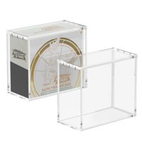 Boîte de protection et de présentation personnalisée pour collection de cartes Elite Trainer Box, en acrylique léger, facile à assembler et robuste