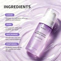 KOEC Caviar PDRN Liposome Bubble Booster, Essence Moussante Micro-Bulles pour Peaux Ternes et Fragilisées, Nourrissant en Profondeur, Éclat Radieux
