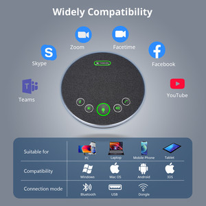 Altavoz Inalámbrico Bluetooth con Micrófono, DSP, AGC, Reducción de Ruido, Cancelación de Eco, Micrófono con Captación de Voz de <span class=keywords><strong>5</strong></span> Metros - Product Image 5