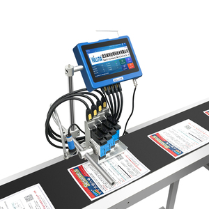 Willita stampante industriale a getto d'inchiostro 50.8mm 4 <span class=keywords><strong>HP</strong></span> testine di stampa Touch Screen di controllo 80 m/min ad alta velocità di stampa a data variabile - Product Image 2