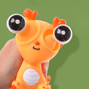 Jouets à presser en vinyle amusants avec yeux qui sortent, en forme de <span class=keywords><strong>dragon</strong></span> ou de dinosaure - Billes créatives et farfelues pour soulager le stress, jouets anti-stress avec yeux d'animaux qui sortent - Product Image 3