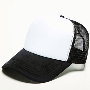 Polyester Foam Front 5 Panel High Quality Print Embroidery Logo Back Mesh Snapback Trucker <b>Hat</b> Promotion Gift - Product Image 3