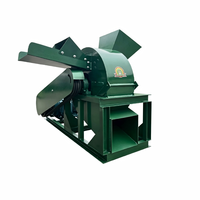 Broyeur de sciure de bois électrique compact RongDing et machine à fabriquer de la poudre avec moteur et roulement, facile à utiliser, capacité de 3T/h