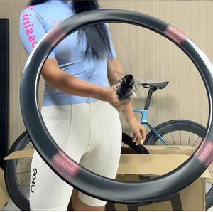 Set di Ruote BLAZZEN Ultra Racing T1100 in Fibra di Carbonio 700C per Bici da Strada con Freni a Disco, 50mm, Finitura Opaca, Tubeless, con OEM - Product Image 3