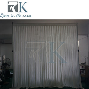 Adjustable Pipe and Drape Kit Aluminum Pipe and Drape <b>Frame</b> with White Curtains for <b>Wedding</b> Event Exhibition Decoration - Product Image 4