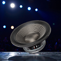 Subwoofer professionnel d'usine 18 pouces 2000-4000W haute puissance avec cône en carbone, impédance 8 ohms pour des performances de basses supérieures