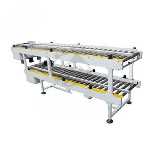 Özel üretim ihtiyaçları için düz eğri paslanmaz karbon çelik motorlu özelleştirilebilir makaralı konveyör hattı - Product Image 5