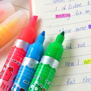 Juego de papelería para la vuelta a la escuela, rotulador fluorescente personalizado, color pastel, rotuladores - Product Image 3