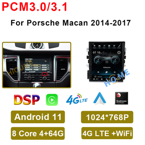 Radio de coche con pantalla Vertical de 10,4 pulgadas, navegación GPS para <span class=keywords><strong>Porsche</strong></span> <span class=keywords><strong>Macan</strong></span> <span class=keywords><strong>2015</strong></span> 2016 2017, reproductor Multimedia GPS <span class=keywords><strong>Carplay</strong></span> Android Auto - Product Image 5