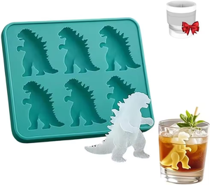 Siliconen Ijsblokjesbak Leuk Dier Vorm <span class=keywords><strong>3d</strong></span> Ijslolly Mallen Diy Reus Whisky Ices Dragon Siliconen Easy Release - Product Image 5