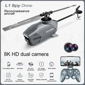 2024 secreto barato niños regalo Mini helicóptero de Control remoto fotografía aérea flujo óptico posicionamiento Drone juguete con cámara