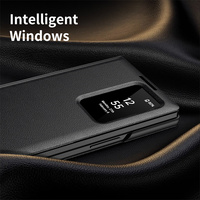 Funda Protectora de Cuero PU Resistente para Samsung Galaxy Z Fold 7/Fold 6/5, Protección Completa Contra Caídas, Antihuellas y Antideslizante