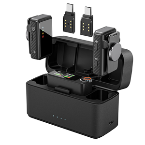 Professional Lightweight Wireless High Quality Vlog Kit Noise Cancelling LED Lights for Live Stream Interview Studio 3 in 1 DSLR - Product Image 1