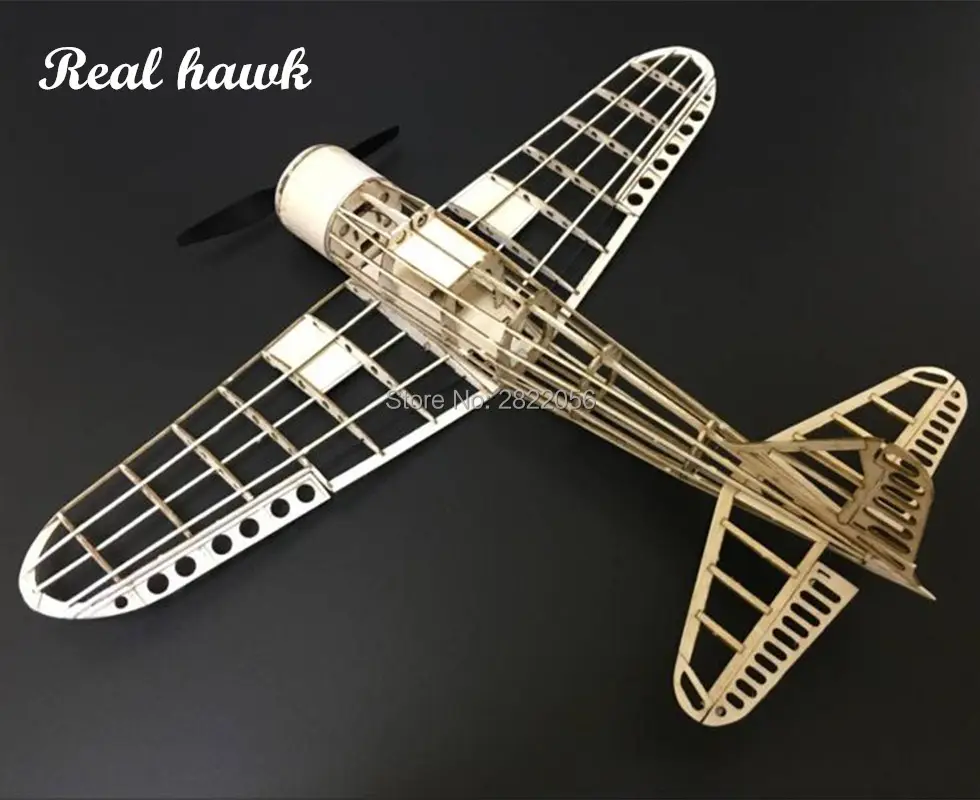 mini RC Plane Laser Cut Balsa Wood Airplane Kit Zreo A6M Model Building Kit free shipping