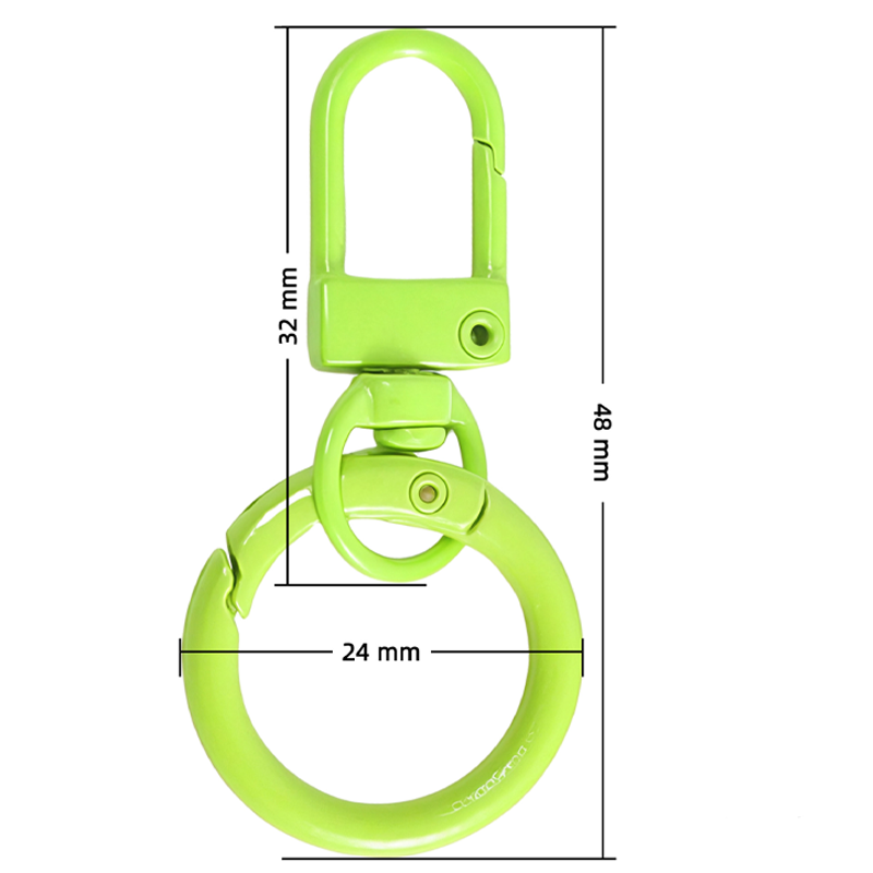 Candy Colored Metal Spring Hook Colored