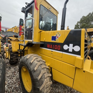รถตักล้อยางดีเซล Komatsu WA100 มือสองแท้ ราคาโรงงาน คุณภาพดี สมรรถนะเยี่ยม พร้อมขาย - Product Image 1