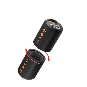 स्पीकर rgb के लिए पोर्टेबल दो-इन-वन स्प्लिट ऑडियो पृथक्करण सिलेंडर सिलेंडर का नेतृत्व 20w बिल्ट-इन माइक रिमोट कंट्रोल भारी सबवूफर - Product Image 1