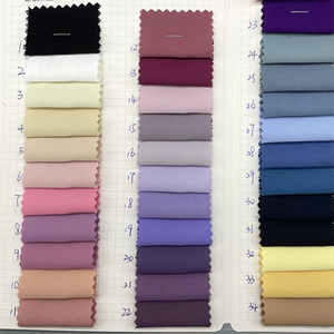 Chất lượng cao dày Twill Polyester chiffon vải 100% cey Poly nặng trọng lượng 200gsm cho phù hợp với phụ nữ, thời trang váy vải - Product Image 5